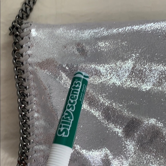 Stella McCartney Falabella Foldover Bag EUC Metallic Silver - Picture 17 of 17